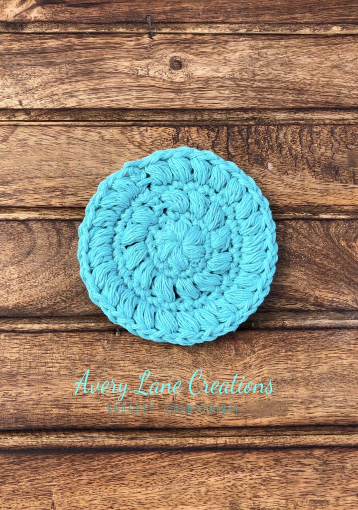 Easy flat cirkels, scrubbies with your 22 needle circular knitting