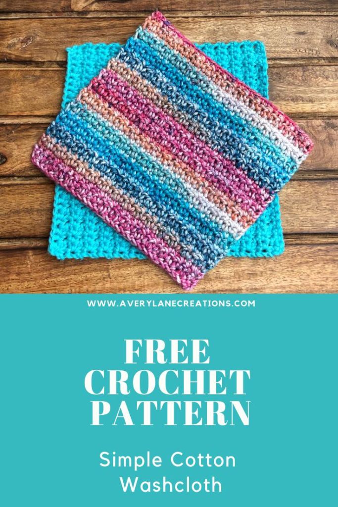 crochet cotton washcloth beginner pattern