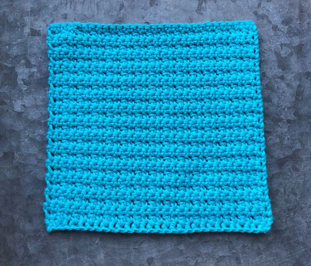 crochet cotton washcloth beginner pattern