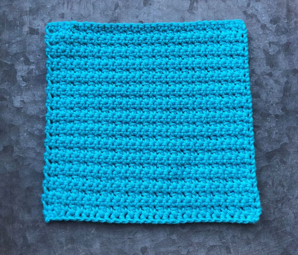 Beginner Cotton Crochet Washcloth Tutorial - Easy 