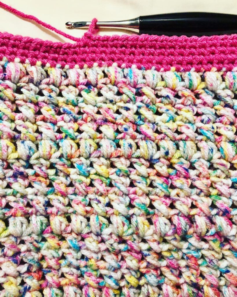 crochet i love this yarn boho hippie market bag