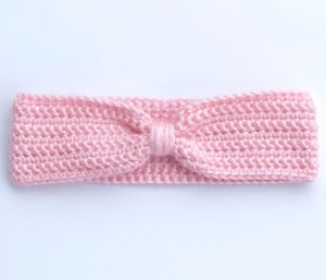 oakleigh headband herringbone half double crochet stitch