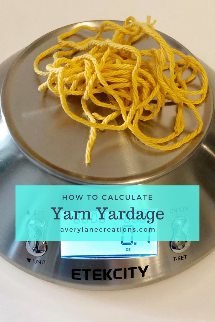 How to Calculate Yards of Leftover Yarn