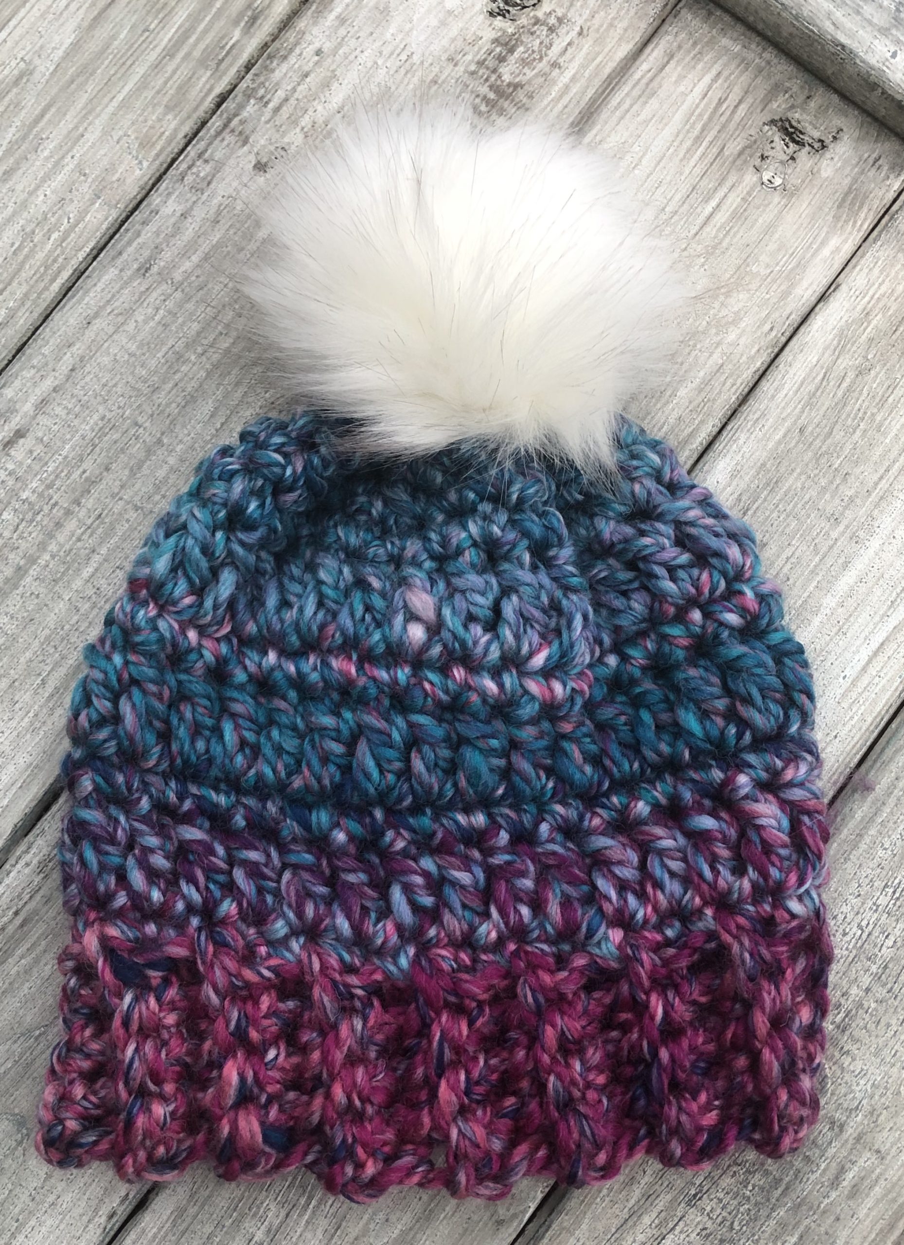 Chunky Crochet Beanie Hat Free Pattern