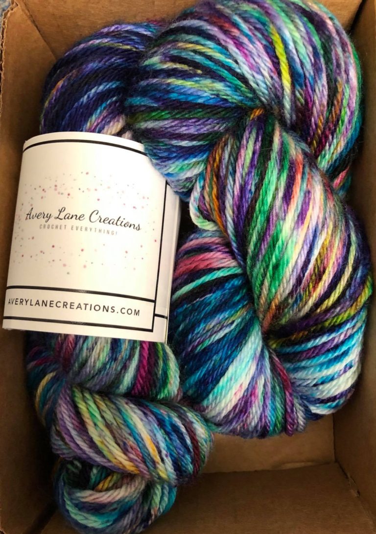 avery lane creations fingerpaint hand dyed yarn