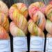 crochet hand dyed yarn funfetti