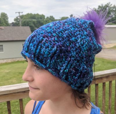 crochet yarn pattern pebble beanie