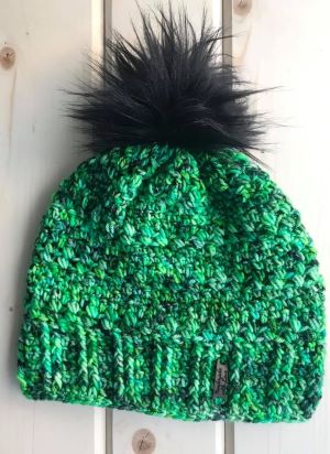 crochet yarn pattern pebble beanie hat