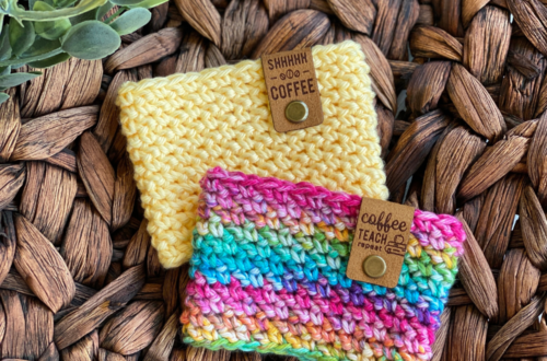 free crochet pattern sunshine coffee cozy