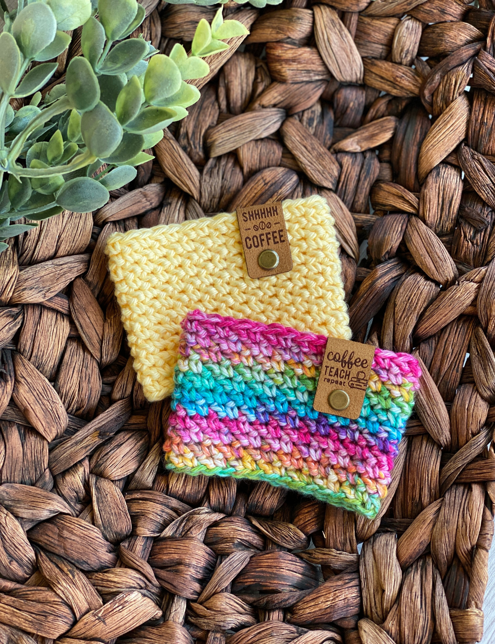 free crochet pattern sunshine coffee cozy
