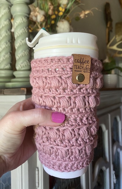 Free Crochet Pattern: Country Bumpkin Cup Cozy - Avery Lane Creations
